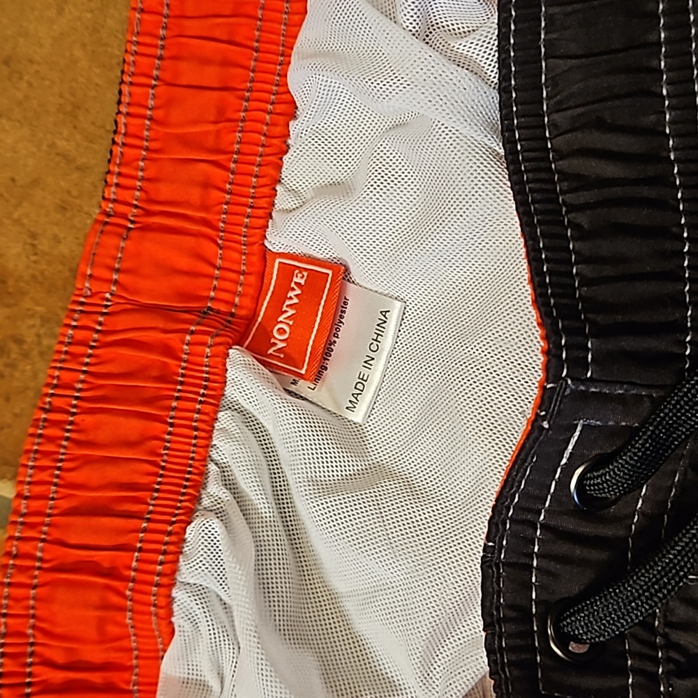 Striped Swim Trunks - Picture 3 of 13
